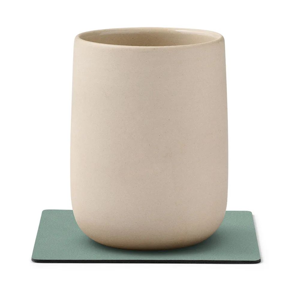 클라우드-누포 더블-사이디드 곡선형 코스터 1 pcs, anthracite-pastel green LIND DNA | 린드 DNA