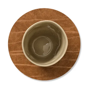 버팔로 더블-사이디드 원형 코스터 1 pcs - black-natur - LIND DNA | 린드 DNA