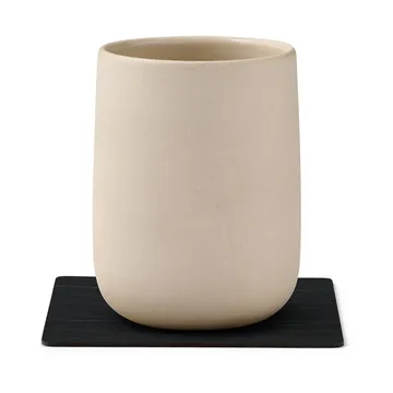 버팔로 더블-사이디드 사각형 코스터 1 pcs - black-natur - LIND DNA | 린드 DNA