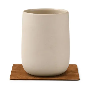 버팔로 더블-사이디드 사각형 코스터 1 pcs - black-natur - LIND DNA | 린드 DNA