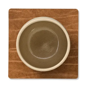 버팔로 더블-사이디드 사각형 코스터 1 pcs - black-natur - LIND DNA | 린드 DNA