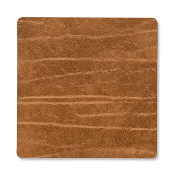 버팔로 더블-사이디드 사각형 코스터 1 pcs - black-natur - LIND DNA | 린드 DNA