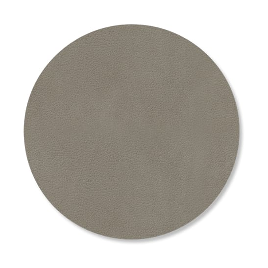 누포 양면 코스터 원형 1 pcs, Linen-Flint Grey LIND DNA | 린드 DNA