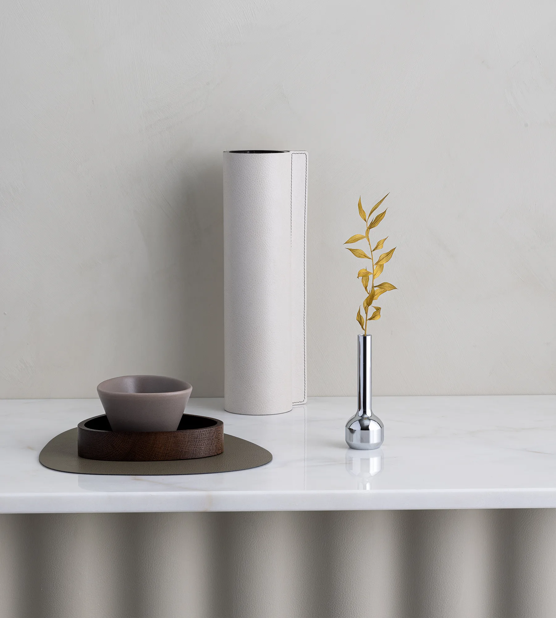 실루엣 120 화병, Chrome steel LIND DNA | 린드 DNA