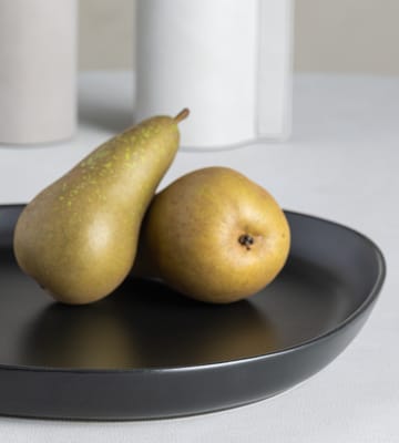커브 스톤웨어 서빙소서 30x35 cm - black - LIND DNA | 린드 DNA