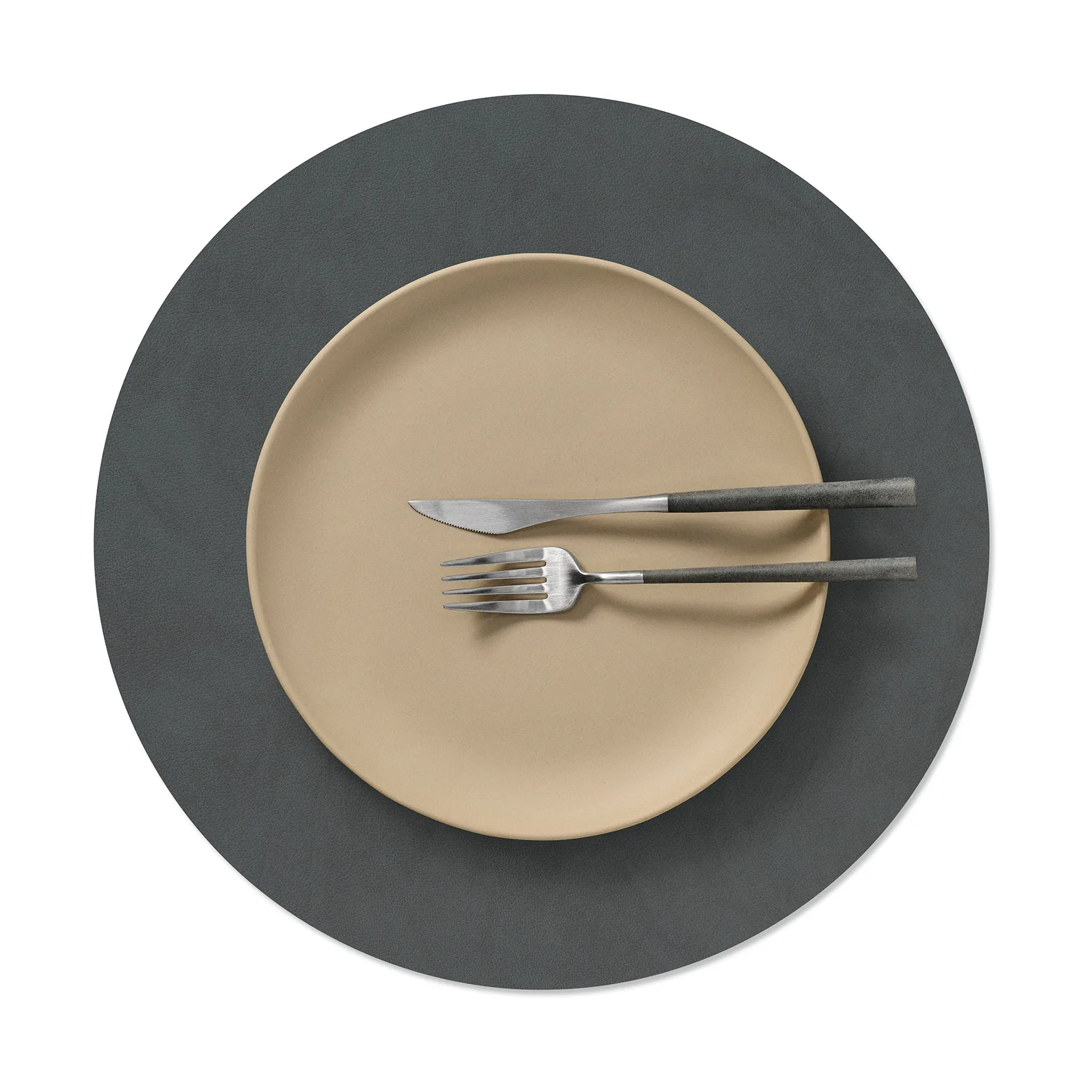 누포 테이블매트, Anthracite, circle, L LIND DNA | 린드 DNA