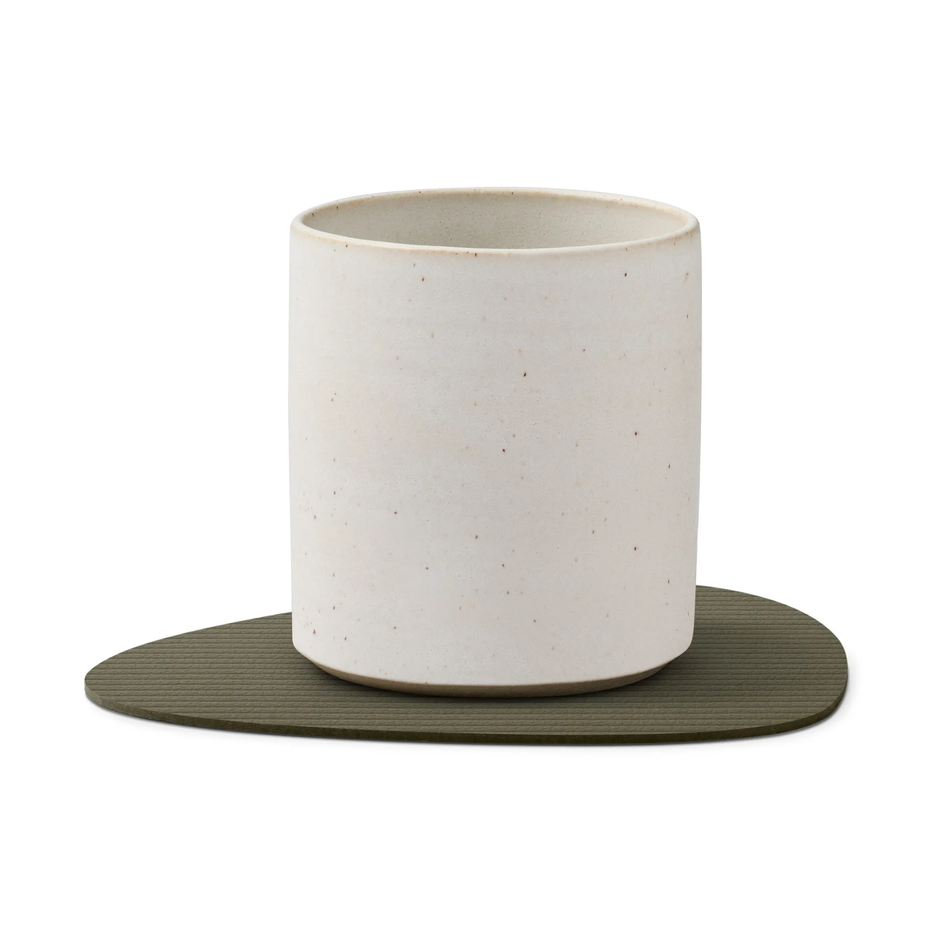 코듀로이 곡선형 코스터, Army Green LIND DNA | 린드 DNA