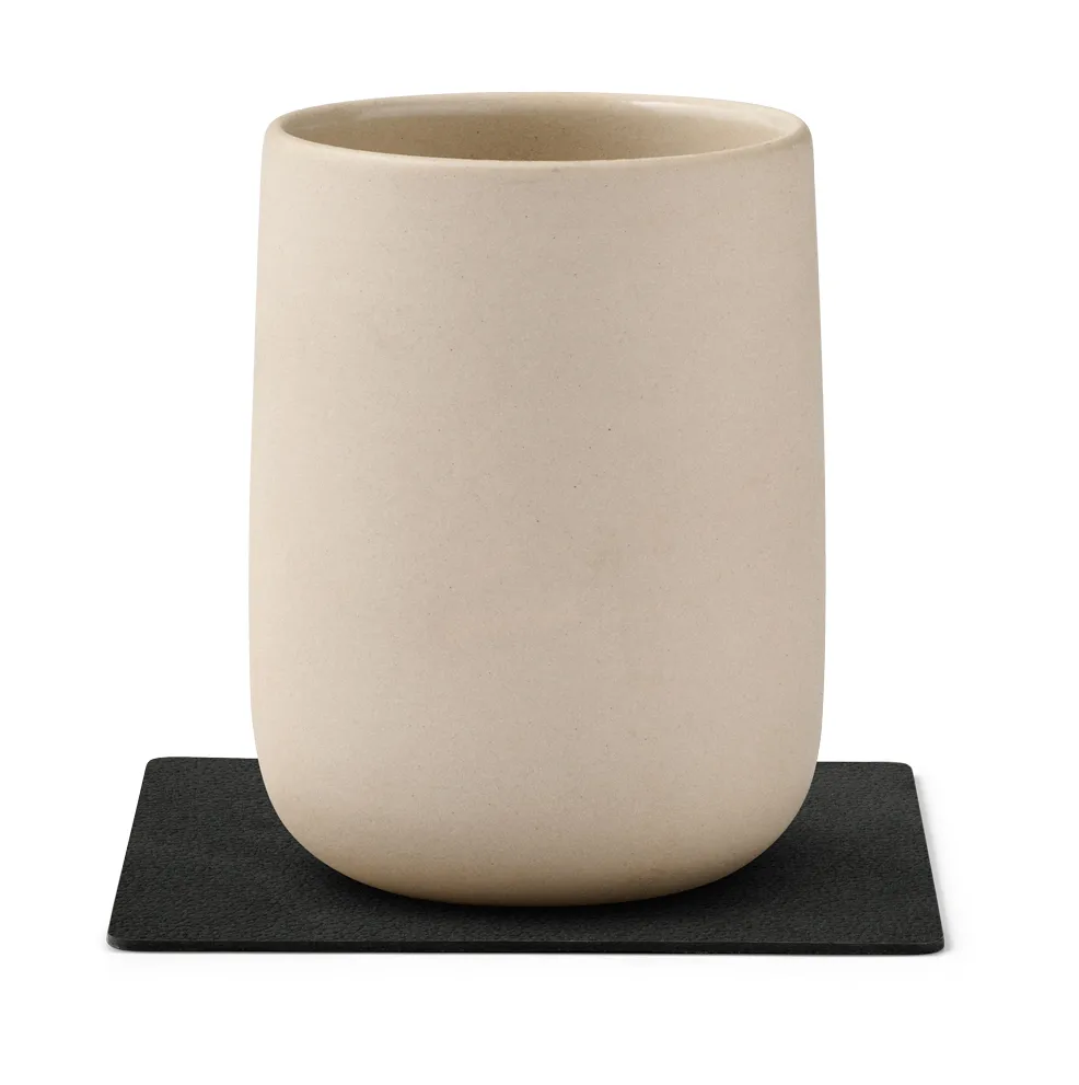 누포 사각형 코스터, Black ink LIND DNA | 린드 DNA