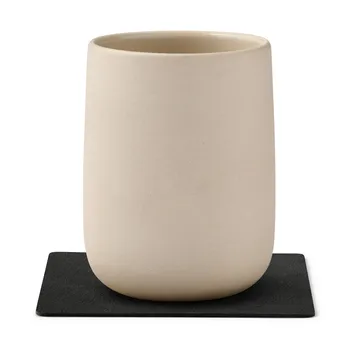 누포 사각형 코스터 - Black ink - LIND DNA | 린드 DNA