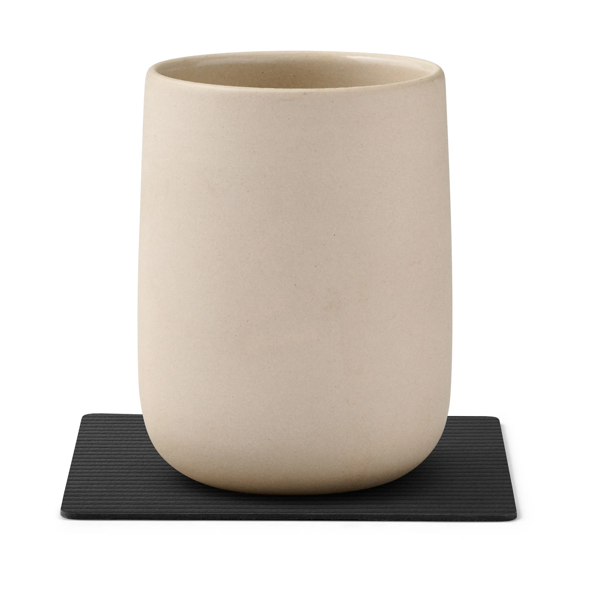 코듀로이 사각형 코스터, Black LIND DNA | 린드 DNA