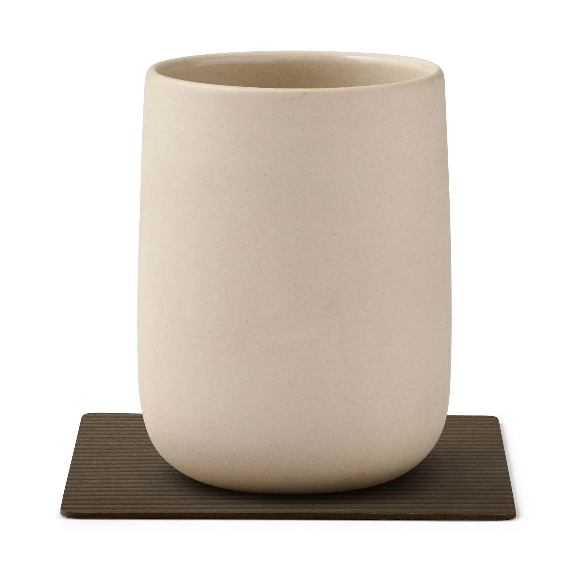 코듀로이 사각형 코스터, Caviar LIND DNA | 린드 DNA