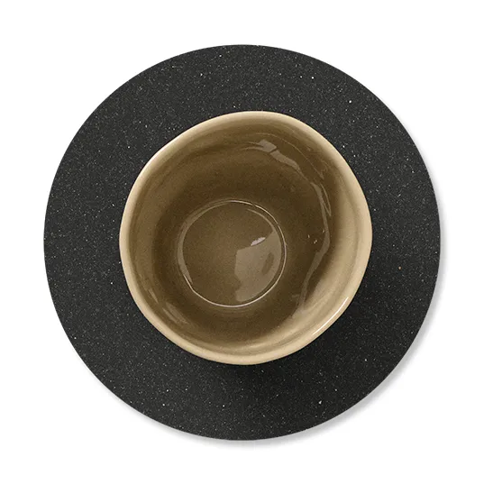 코어 코스터 circle, Flecked anthracite LIND DNA | 린드 DNA