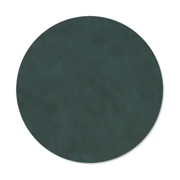 누포 양면 테이블 매트 circle M 1 pcs - Dark green-olive green, Ø30 cm - LIND DNA | 린드 DNA