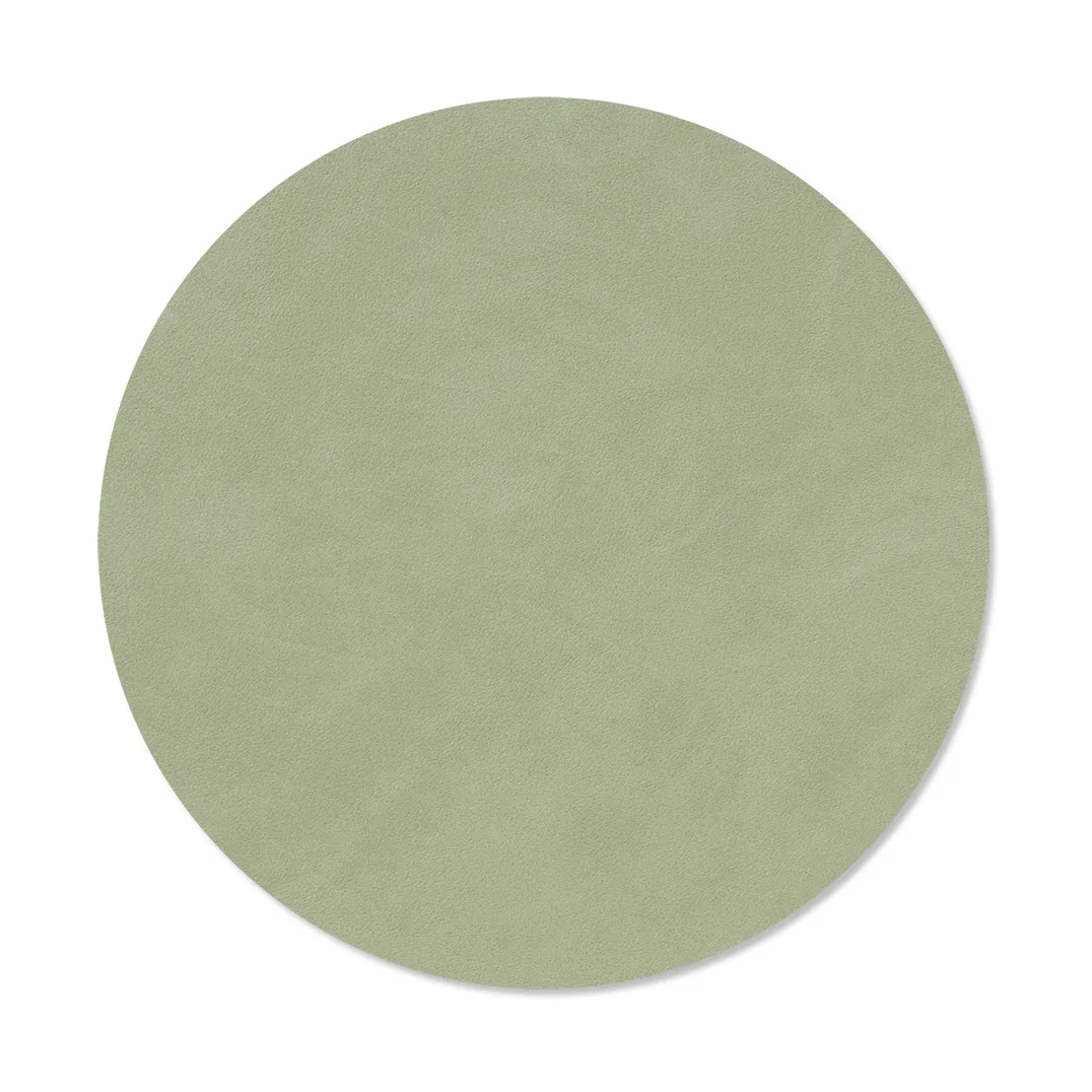 누포 양면 테이블 매트 circle M 1 pcs, Dark green-olive green, Ø30 cm LIND DNA | 린드 DNA
