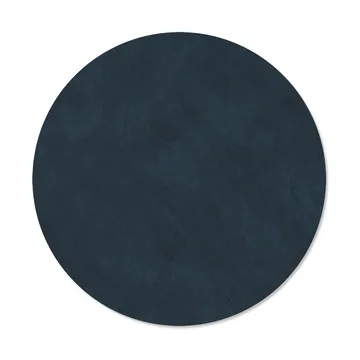 누포 양면 테이블 매트 circle M 1 pcs - Midnight blue-petrol, Ø30 cm - LIND DNA | 린드 DNA