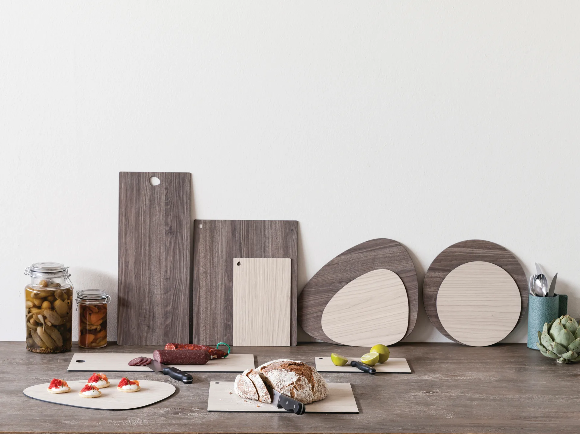 Cut & Serve 사각 도마 L, Ash LIND DNA | 린드 DNA