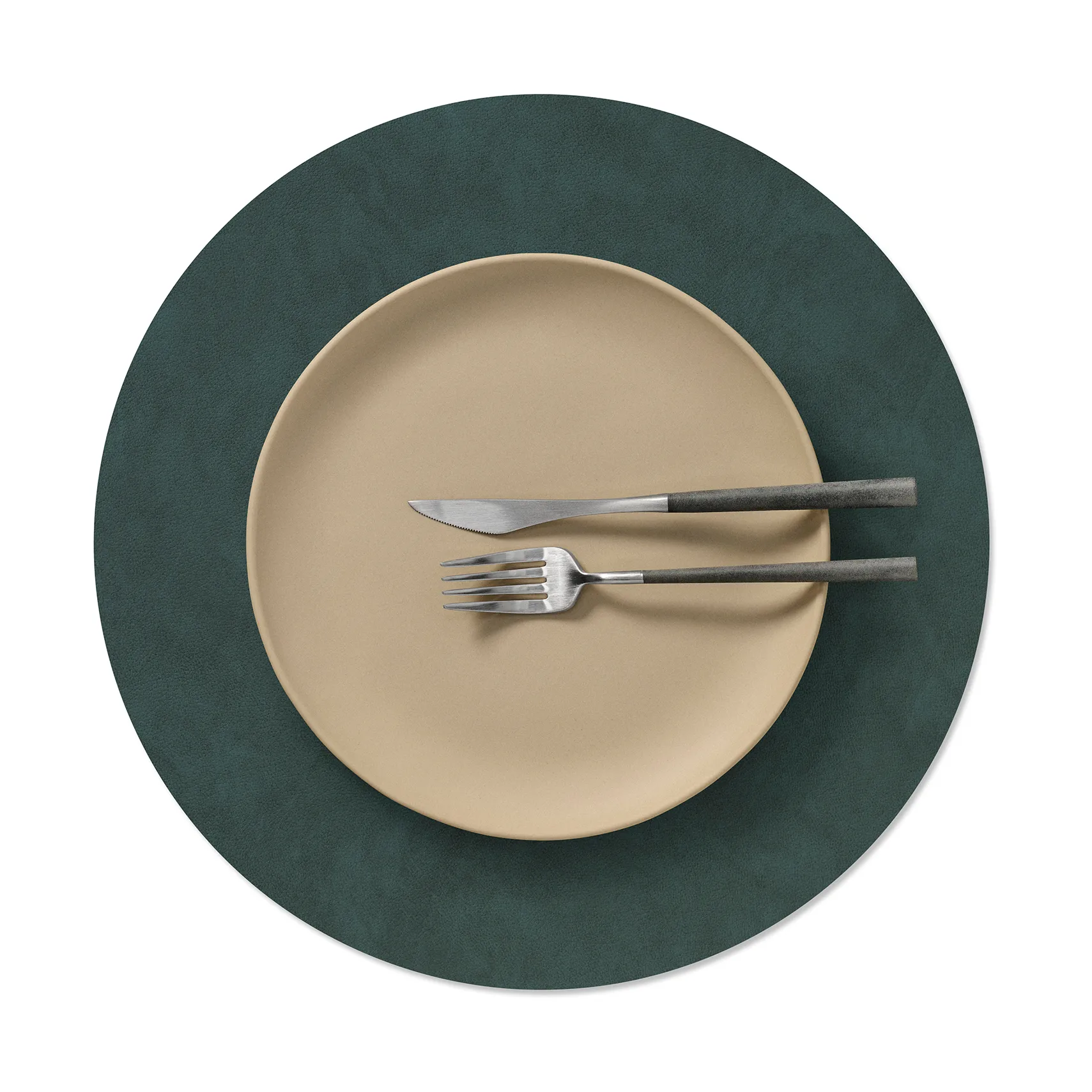 누포 테이블매트, Dark green, circle, L LIND DNA | 린드 DNA
