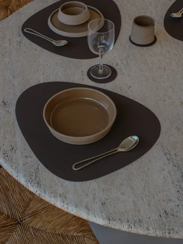 코듀로이 코스터 - Hazel, circle - LIND DNA | 린드 DNA