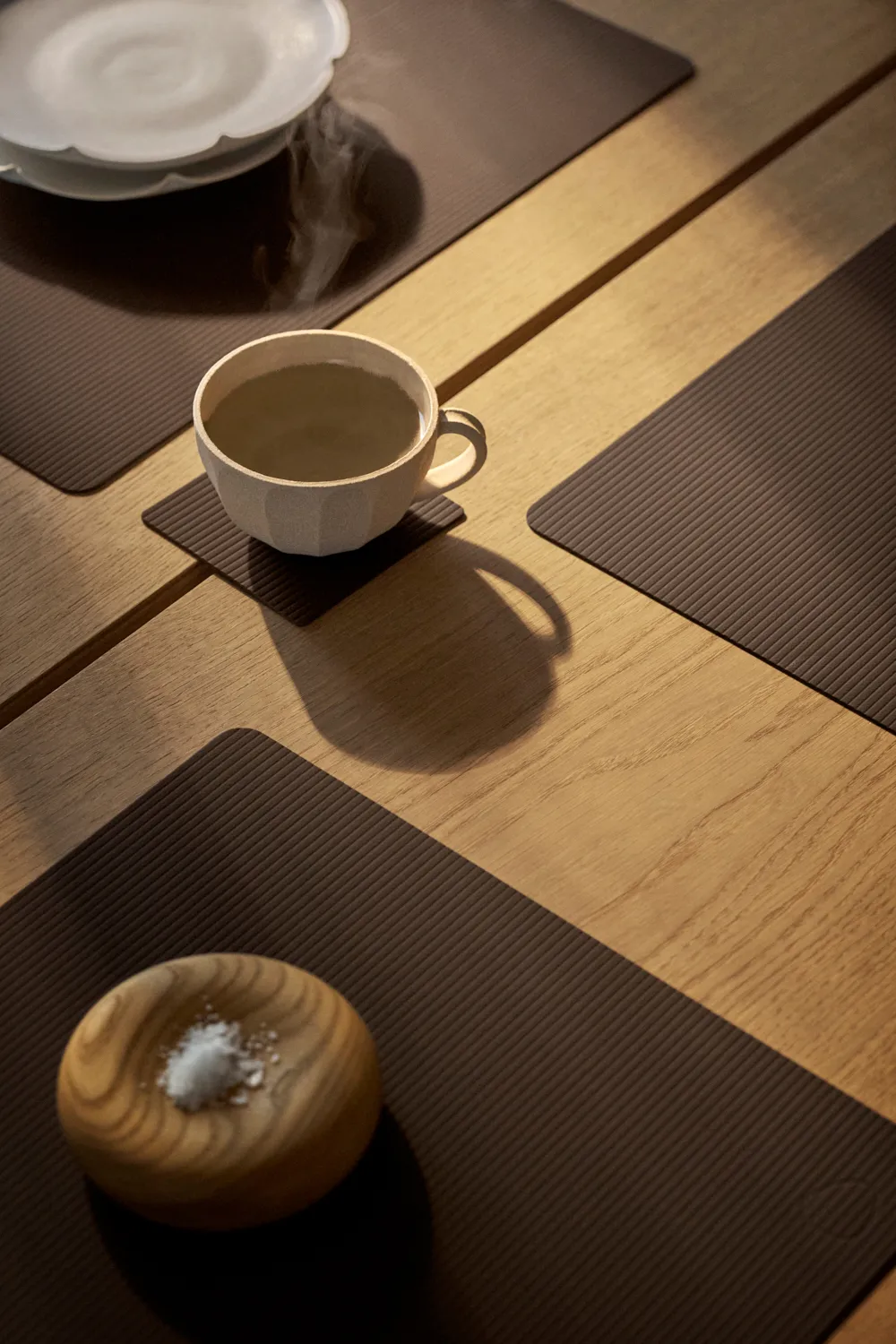 코듀로이 사각형 코스터, Hazel LIND DNA | 린드 DNA