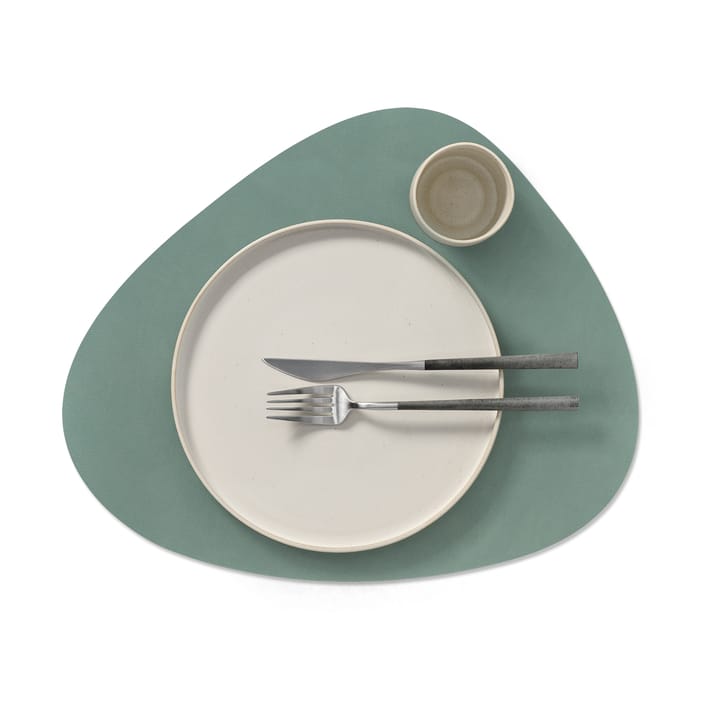 클라우드-누포 ��곡선형 양면 테이블매트 L 1 pcs, anthracite-pastel green LIND DNA | 린드 DNA