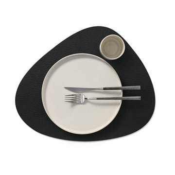 불 곡선형 양면 테이블매트 L 1 pcs - Warm grey-black - LIND DNA | 린드 DNA
