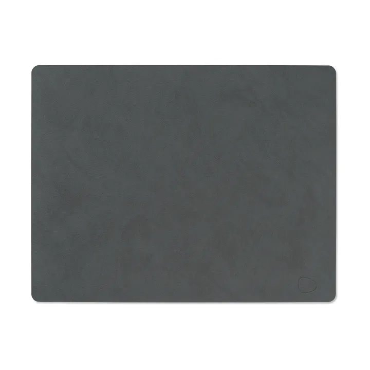 누포 사각형 테이블매트 L - anthracite grey, 45x35 cm - LIND DNA | 린드 DNA