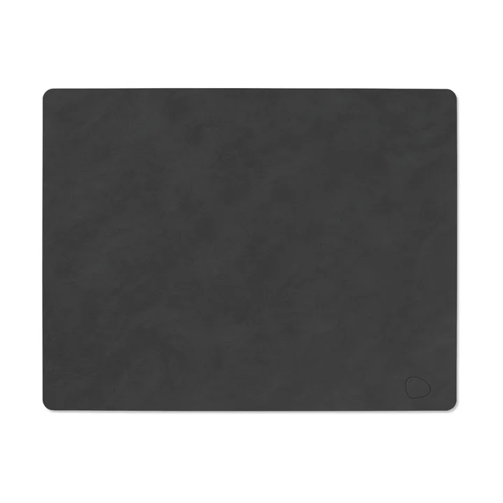 누포 사각형 테이블매트 L - black, 45x35 cm - LIND DNA | 린드 DNA