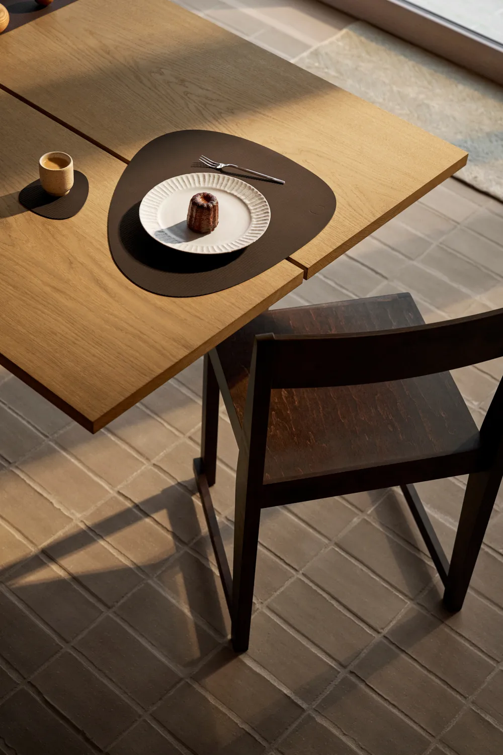 코듀로이 곡선형 테이블매트 L, Hazel LIND DNA | 린드 DNA