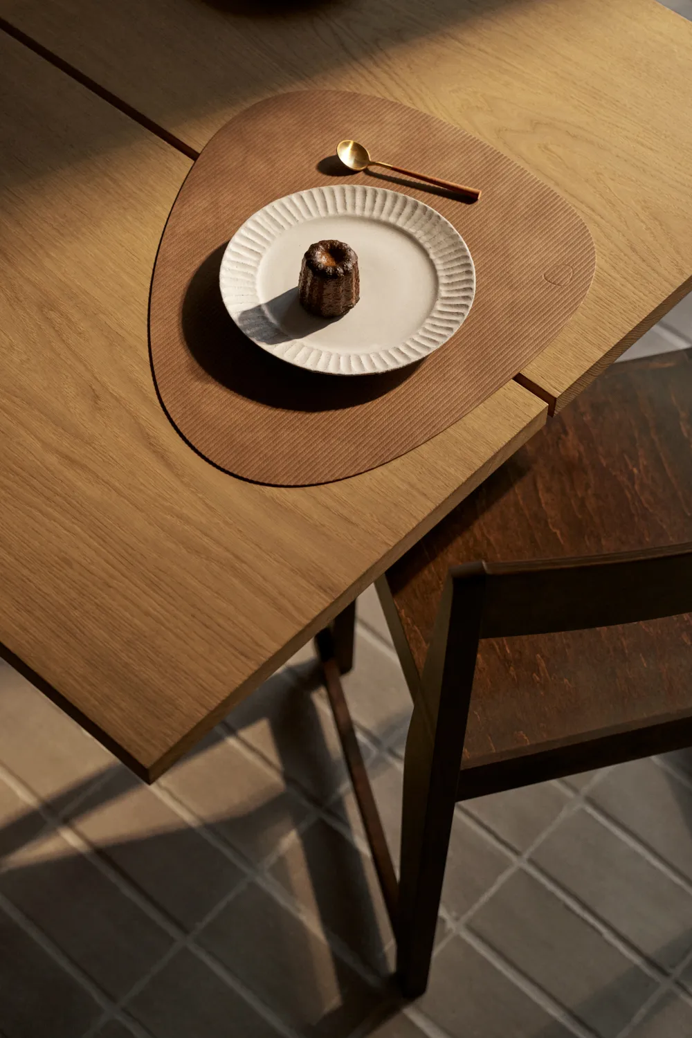 코듀로이 곡선형 테이블매트 L, Nature LIND DNA | 린드 DNA