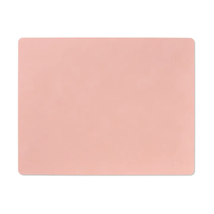 누포 사각형 테이블매트 L - rosa, 45x35 cm - LIND DNA | 린드 DNA
