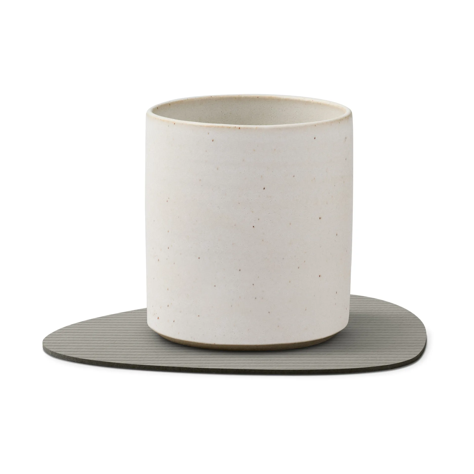 코듀로이 곡선형 코스터, Light Grey LIND DNA | 린드 DNA