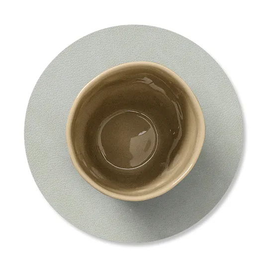 누포 원형 코스터, metallic (stone grey) LIND DNA | 린드 DNA