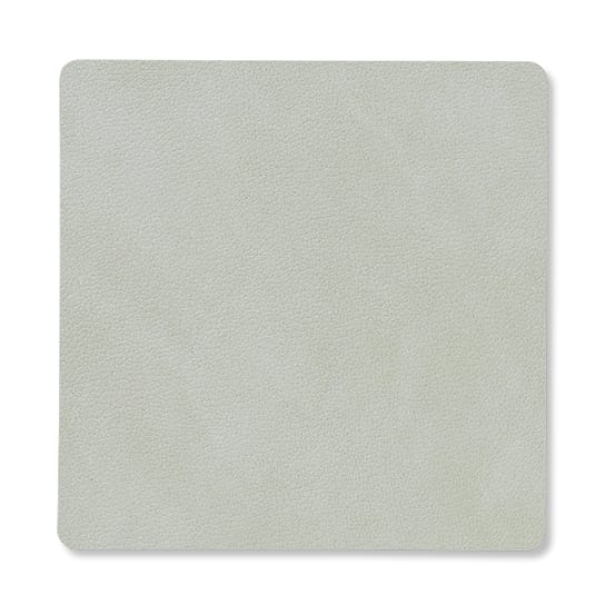 누포 사각형 코스터 - metallic (stone grey) - LIND DNA | 린드 DNA