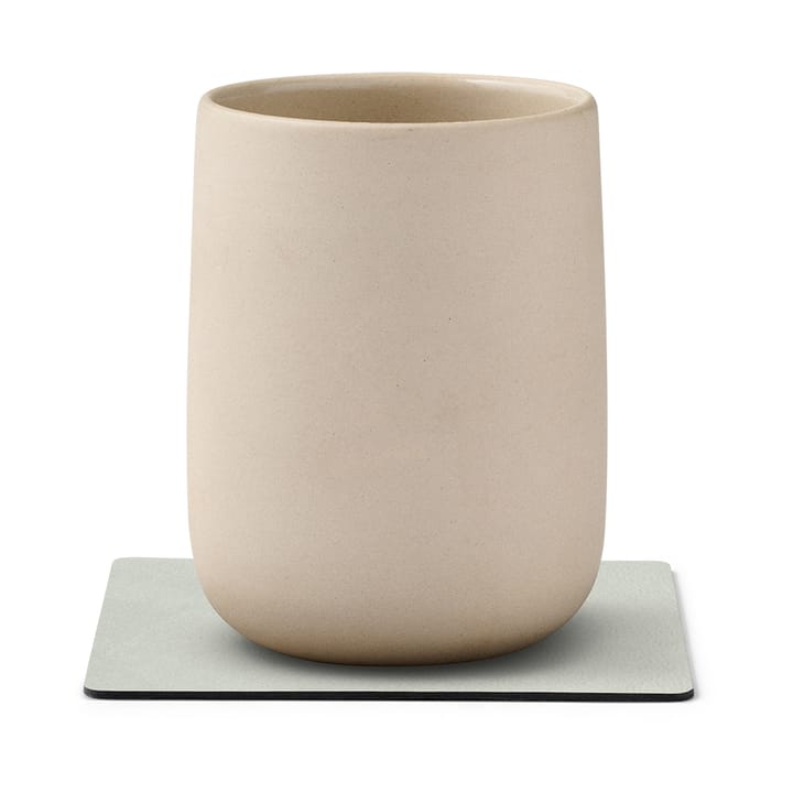 누포 사각형 코스터, metallic (stone grey) LIND DNA | 린드 DNA