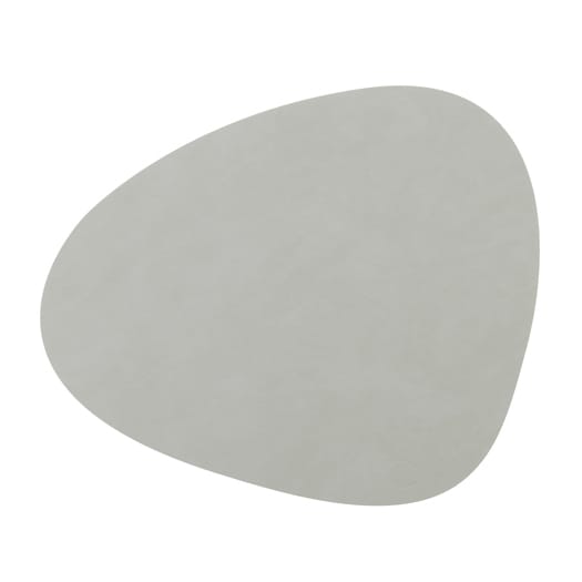 누포 곡선형 테이블매트 - metallic (stone grey) - LIND DNA | 린드 DNA