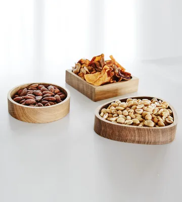 우드 박스 코스터 수납함 - Nature-oak, circle, S - LIND DNA | 린드 DNA