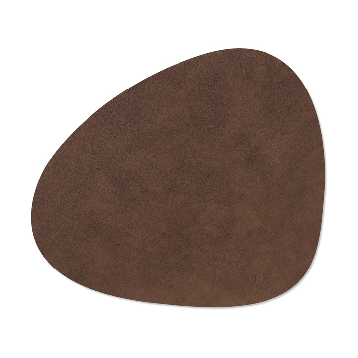 Nupo 테이블매트 curve L - Dark brown - LIND DNA | 린드 DNA