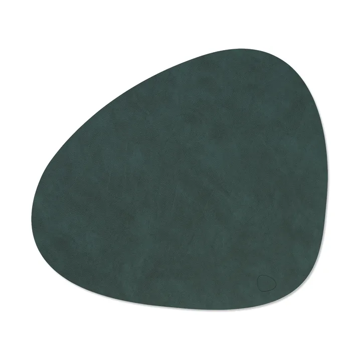 Nupo 테이블매트 curve L - Dark green, 44x37 cm - LIND DNA | 린드 DNA