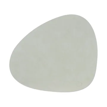 Nupo 테이블매트 curve L - Metallic (stone grey) - LIND DNA | 린드 DNA