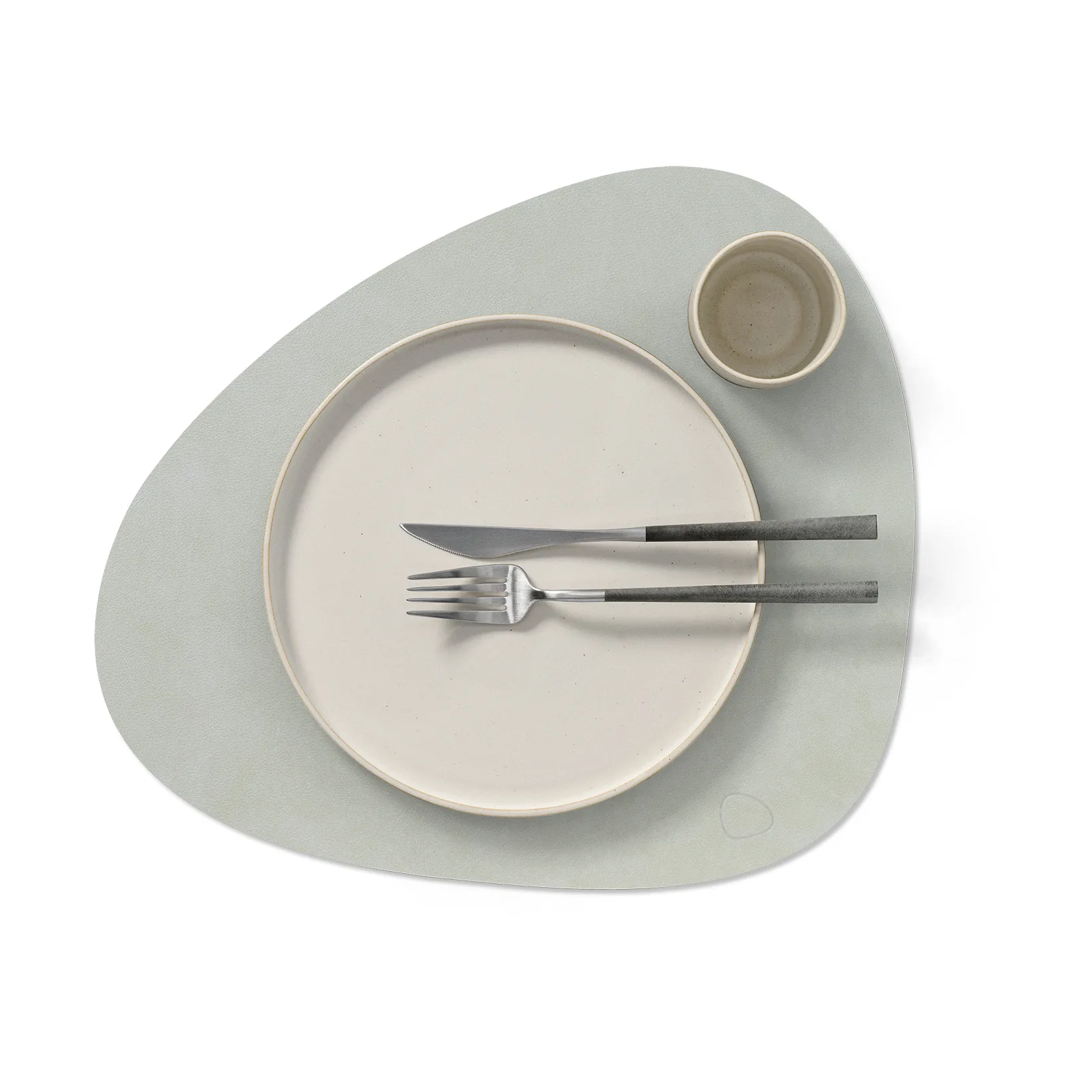 Nupo 테이블매트 curve L, Metallic (stone grey) LIND DNA | 린드 DNA