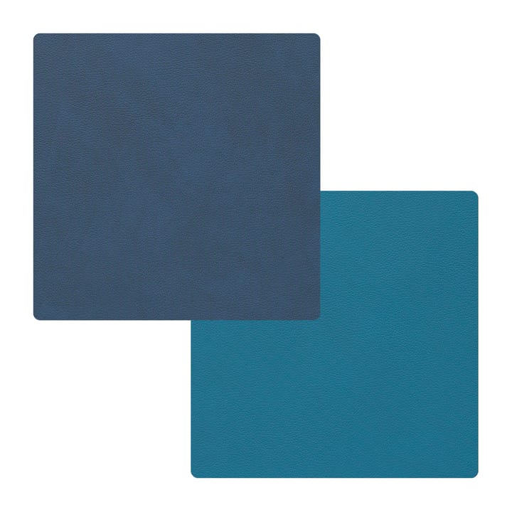 Nupo 양면 코스터 square  1 pcs - Midnight blue-petrol - LIND DNA | 린드 DNA