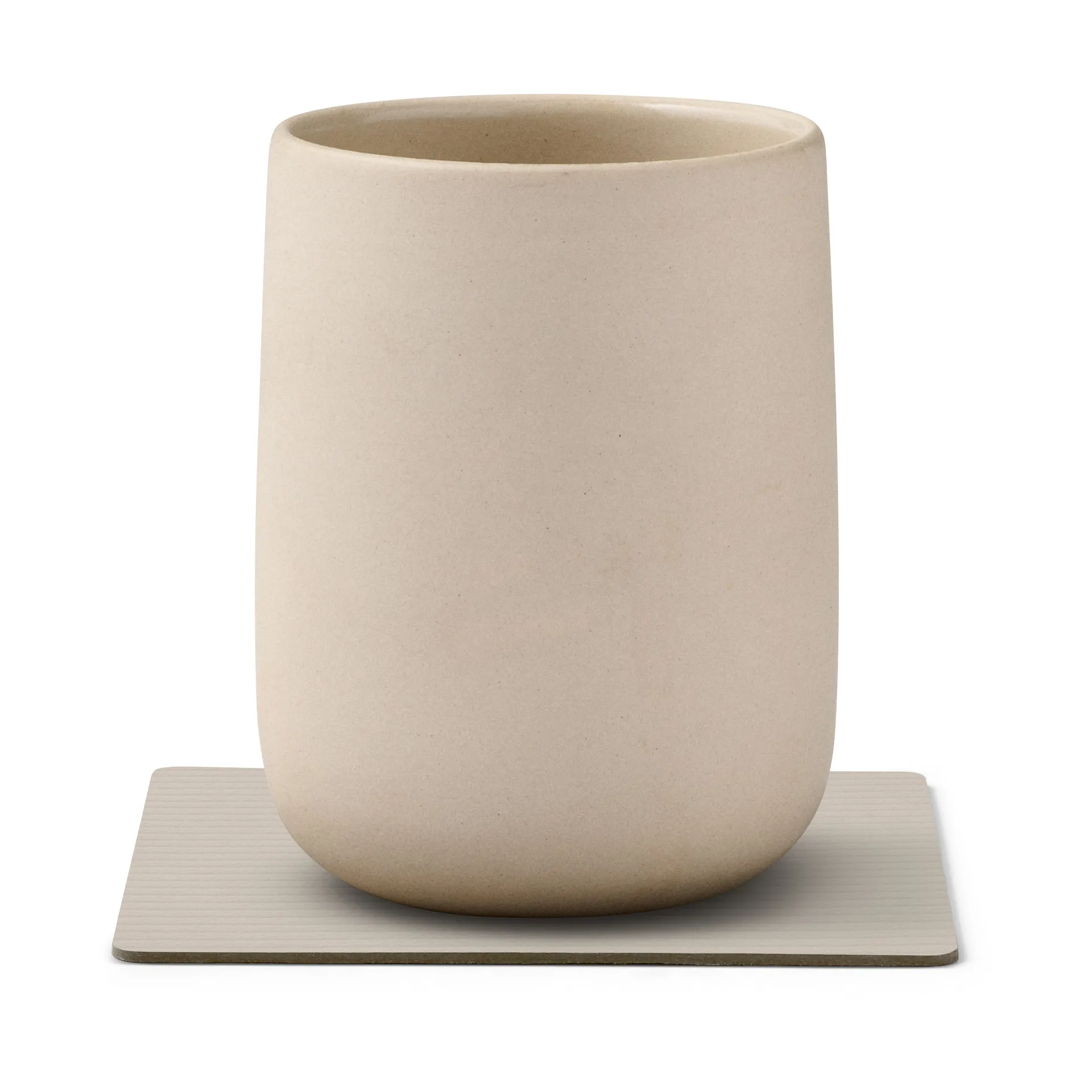 코듀로이 사각형 코스터, Oyster White LIND DNA | 린드 DNA