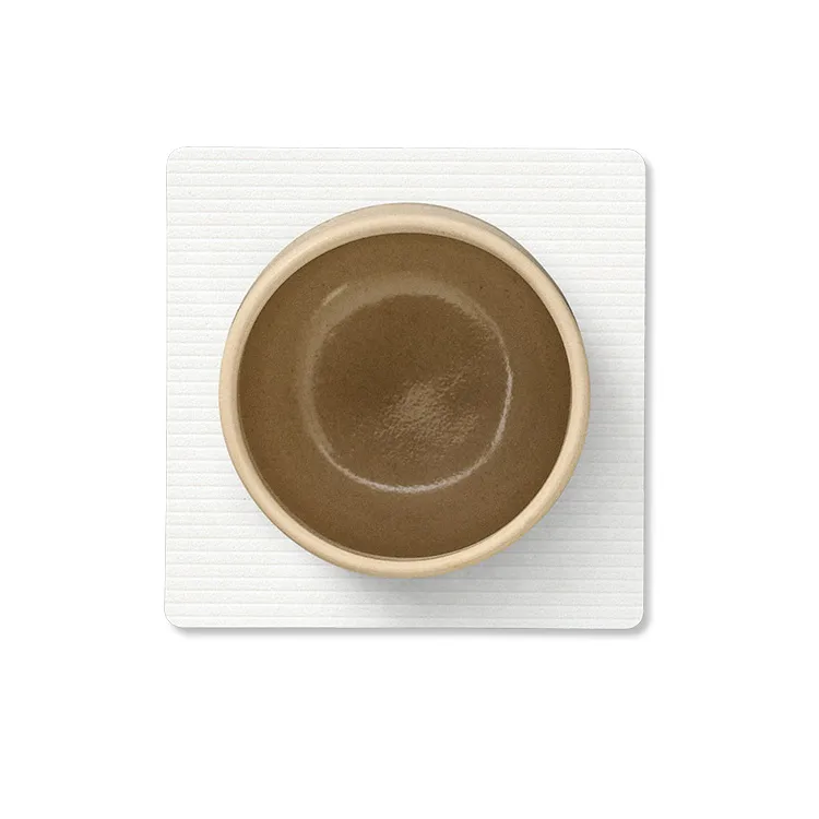 코듀로이 사각형 코스터, Pure white LIND DNA | 린드 DNA