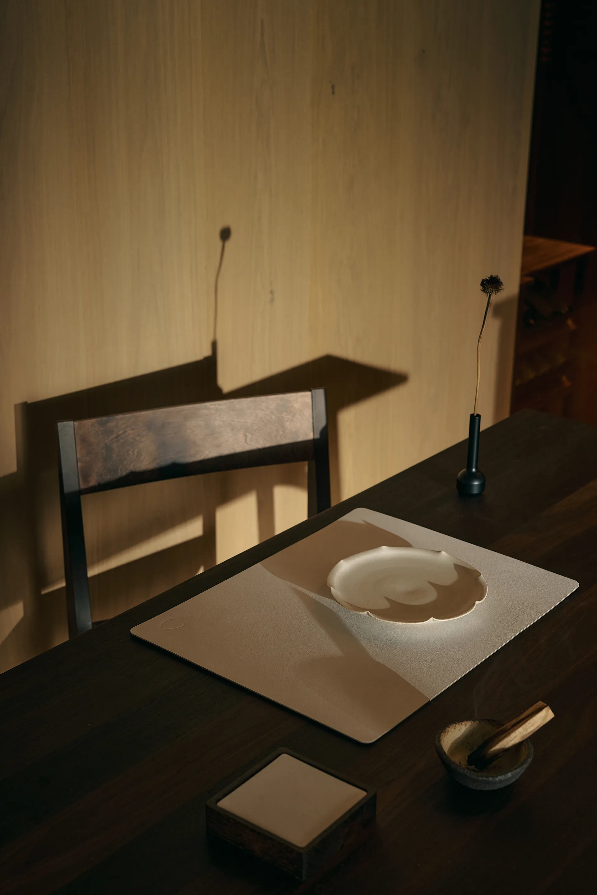 코듀로이 사각형 코스터, Pure white LIND DNA | 린드 DNA