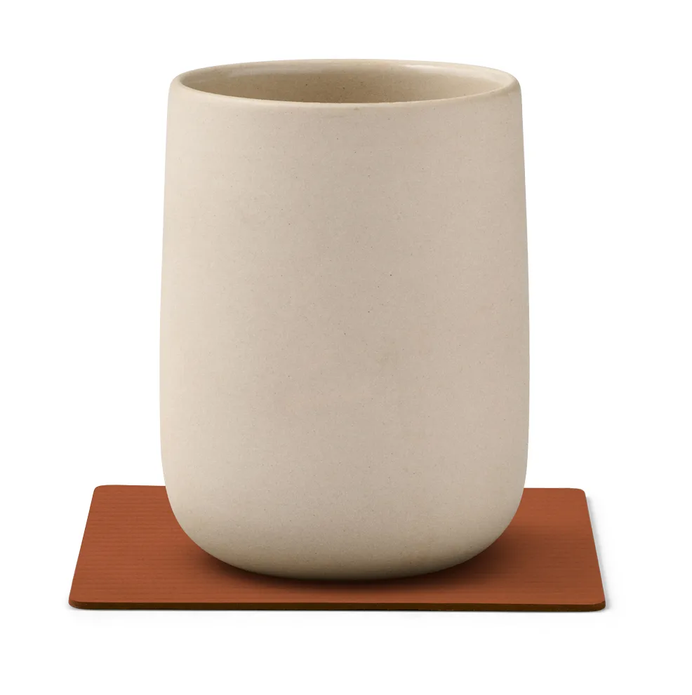 코듀로이 사각형 코스터, Rust LIND DNA | 린드 DNA