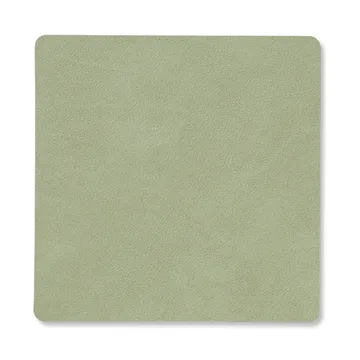 누포 양면 코스터 s스퀘어  1 pcs - Dark green-olive green - LIND DNA | 린드 DNA