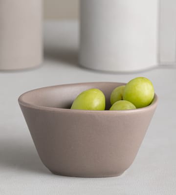 커브 스톤웨어 보울 S 10x11 cm - Warm Grey - LIND DNA | 린드 DNA