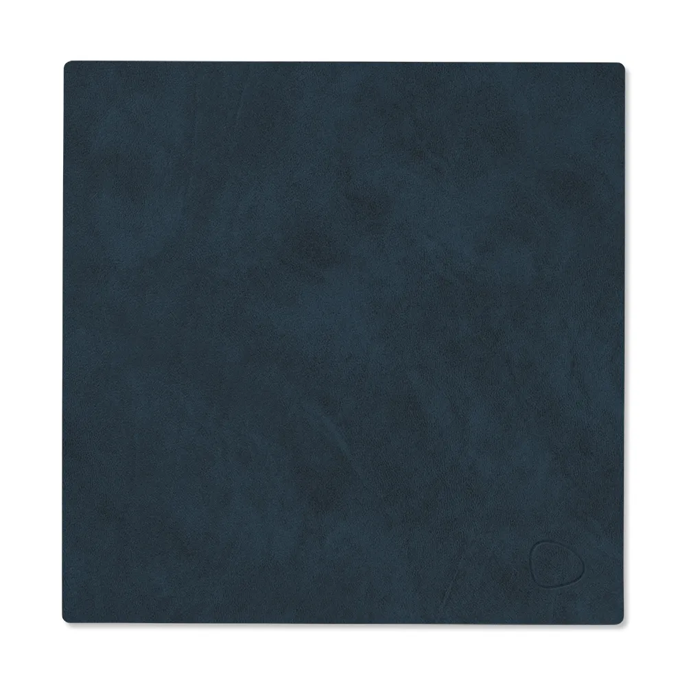 누포 양면 테이블 매트 s스퀘어 S 1 pcs, Midnight blue-petrol LIND DNA | 린드 DNA