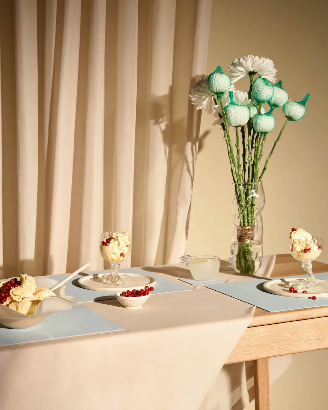 누포 사각형 코스터, Soft sky LIND DNA | 린드 DNA