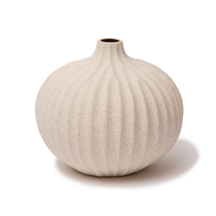 바리 화병 - Sand white light deep line, L - Lindform